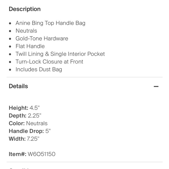 Anine Bing Mini Cleo Bag - Picture 6 of 6